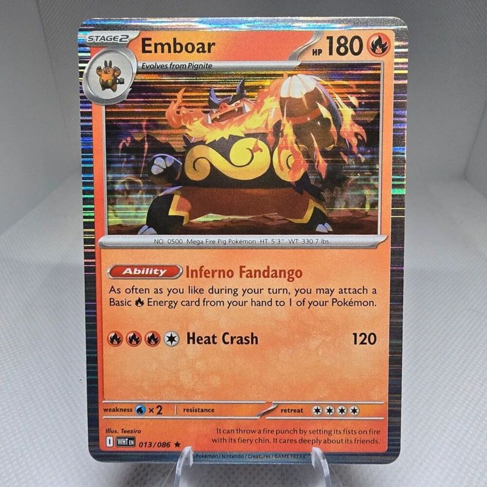 Emboar 13 pokemon white flare
